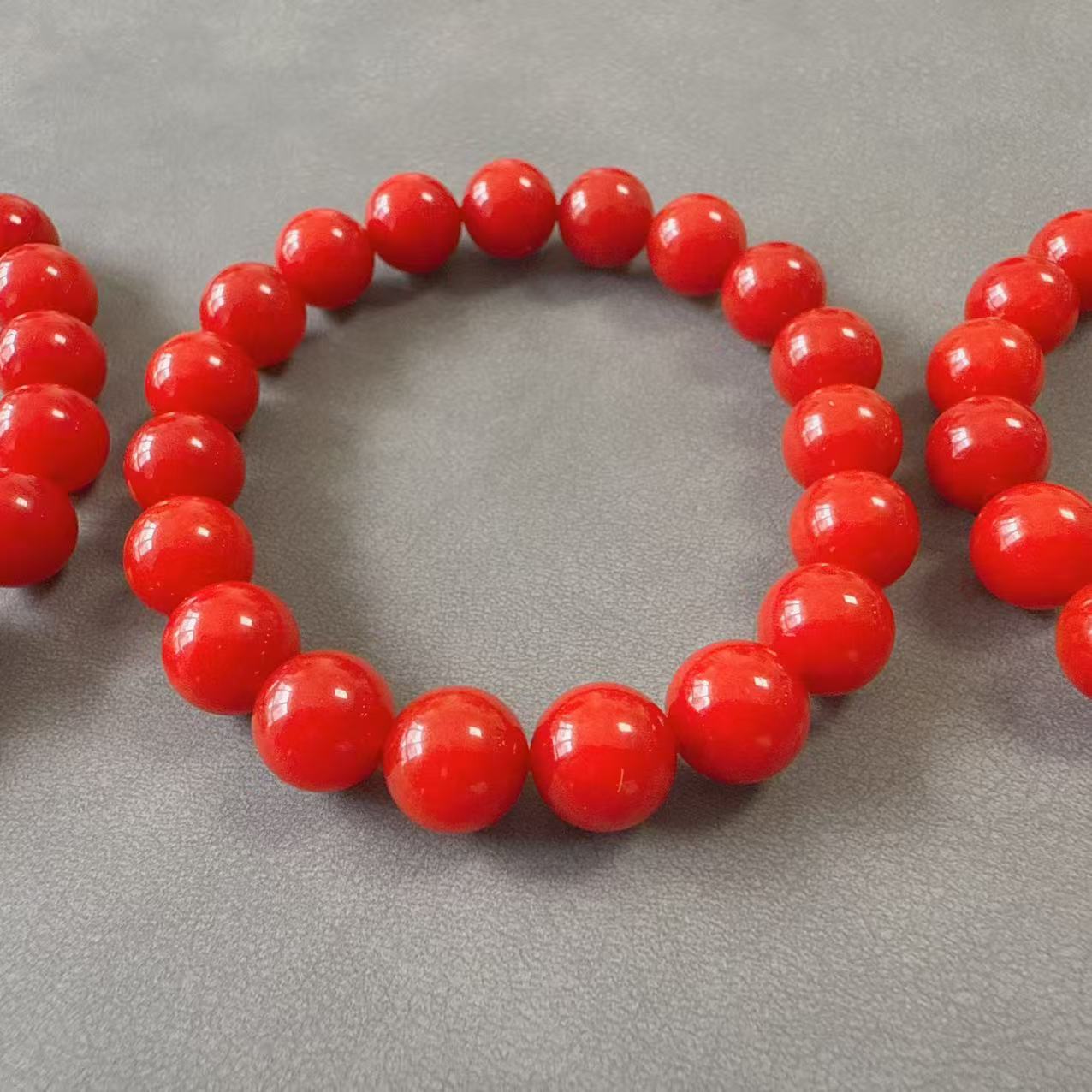 Authentic Sichuan Red Agate Bracelet – 10mm Round Beads, 19 Beads, Natural Gemstone Jewelry for Women