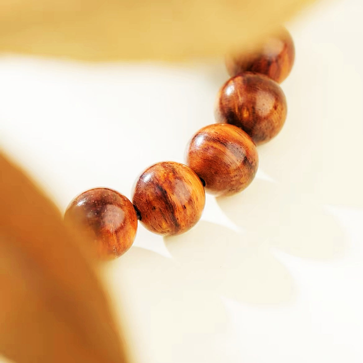 Hainan Huanghuali Bracelet 10mm | 19 Beads Single Loop | DUYI CRAFTS